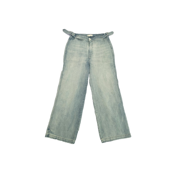 Carve Designs Portland Wide Leg Light Wash Jeans Size 6 Buckle Coastal Boho - Picture 1 of 9
